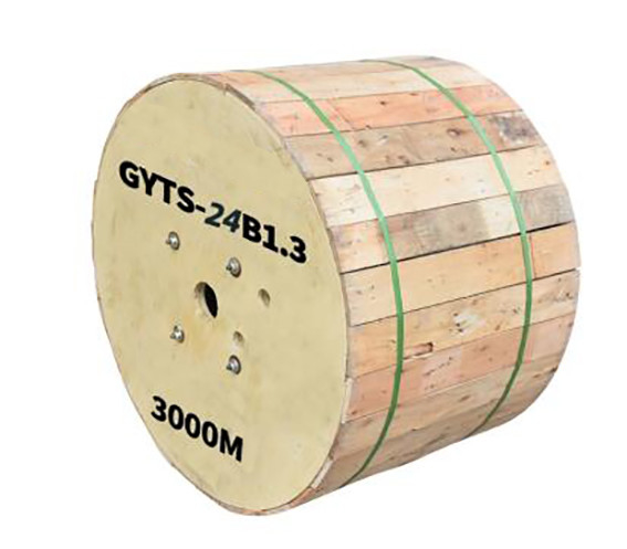 İletişim için Tek Modlu Fiber Optik Kablo GYTS-24B1.3 Dış Mekan 24 Çekirdekli G652D