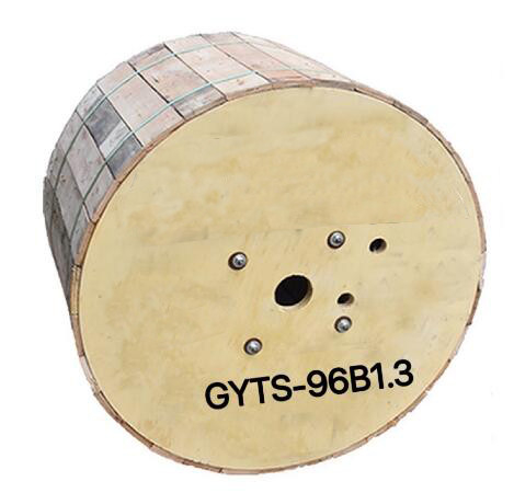 GYTS-96B1.3 Dış Mekan 96 Çekirdekli Fiber Optik Kablo G652D Siyah Tek Modlu