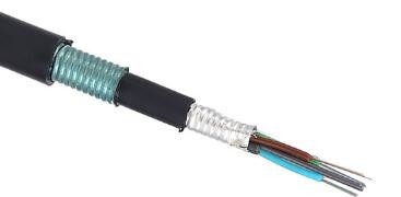 Telekom Haberleşme Doğrudan Gömme Fiber Optik Kablo Gyta53 Açık Zırhlı 4 - 144 Çekirdek