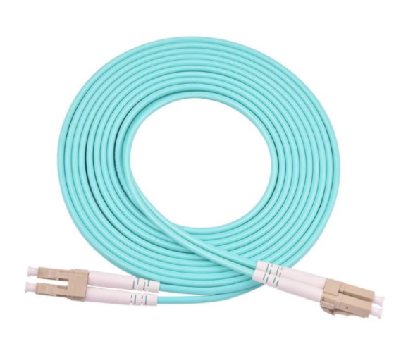 lc lc ara kablosu OM3 / OM4 3 Metre 10 Gigabit Çok Modlu Dubleks PVC LSZH