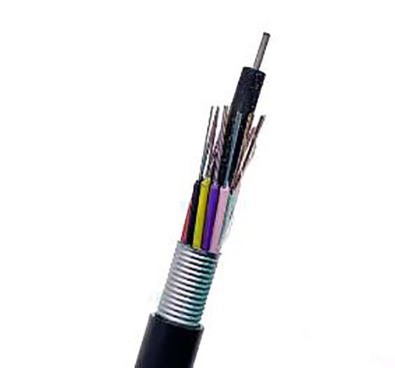 Açık 24 Çekirdekli GYTS FTTH Fiber Optik Kablo G652D İletişim İçin Tek Mod
