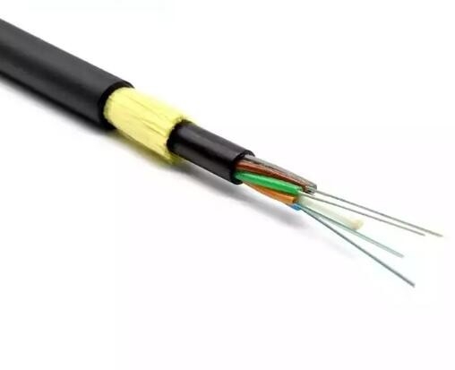 uzun mesafeli fiber optik kablo Tek Kılıflı 4 Çekirdekli ADSS Span 100M Tepegöz