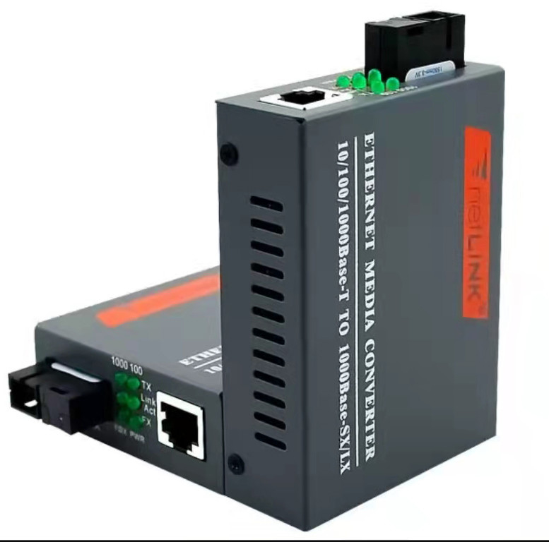 Gigabit Optik Fiber Alıcı-Verici 20KM 1310nm 1550nm HTB-GS-03A/B Tek Modlu Tek Fiberler