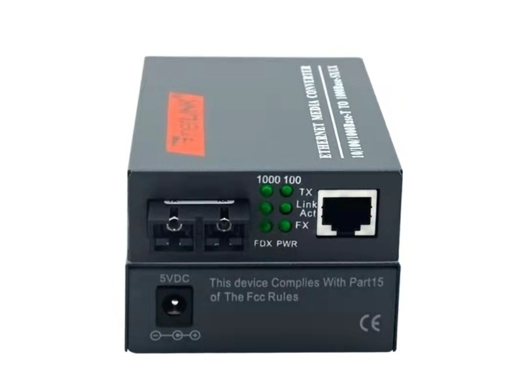 HTB-GS-03 Fiber Optik Alıcı-Verici 10/100/1000M 20KM 1310nm Tek Modlu Çift Fiber