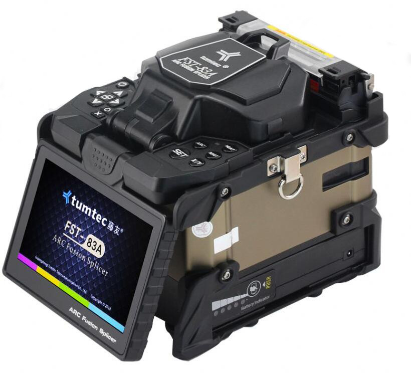 FST-83A Optik Fiber Füzyon Makinesi 6 Motor Ekleme Süresi 6 ila 12S Uzunluk 20mm ila 60mm