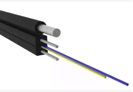 Dış Mekan Fiber Optik Kablo 1/2/4 Çekirdek G657A 2km Çok Modlu FTTH Saplama Kablosu GJYXCH