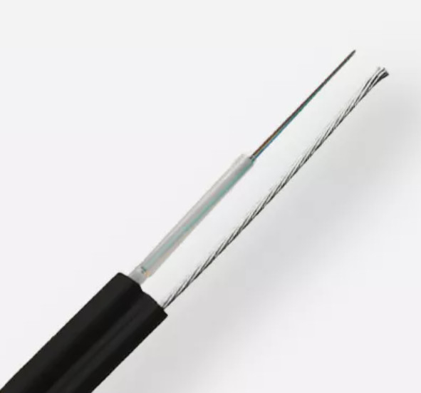 GYXTC8Y Dış Mekan Fig8 Fiber Optik Kablo 2 4 6 8 12 Çekirdek Hava Çelik Tel Mukavemet Üyesi