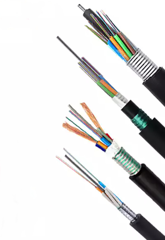 Doğrudan Gömme Fiber Optik Kablo GYTA Zırhlı Tek Mod 144 Çekirdekli Çift Kılıf
