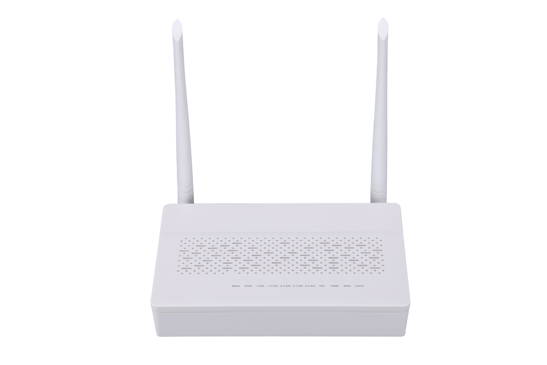 2T2R Modu GPON EPON ONU 3FE 1GE WIFI POTS CATV Çift Fiber FTTH ONU Modem