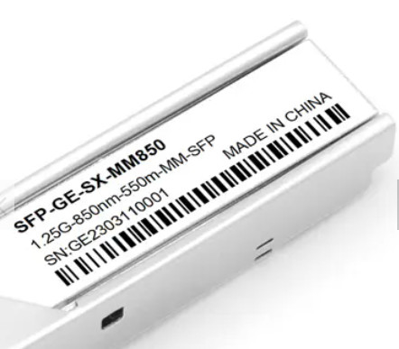 LC Konektörü SFP Alıcı-Verici Modülü 1.25G 550m 850nm Çift Yönlü Fiber Optik Alıcı-Verici