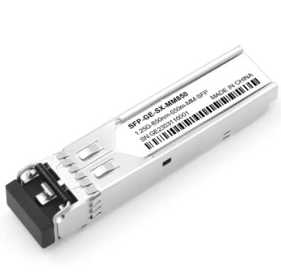 LC Konektörü SFP Alıcı-Verici Modülü 1.25G 550m 850nm Çift Yönlü Fiber Optik Alıcı-Verici
