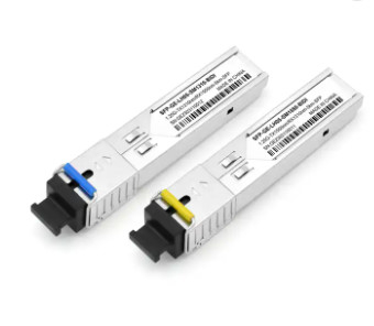 Yüksek Bant Genişliğine Sahip Ağ için 1.25Gbps SFP Fiber Optik Alıcı-Verici Tekli Mod