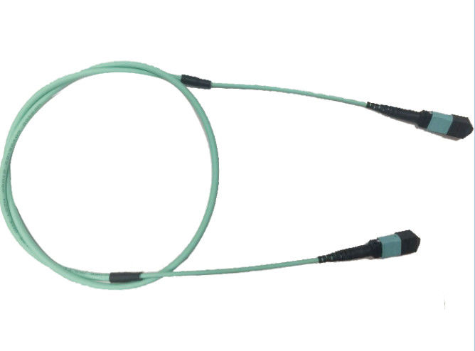 8 Çekirdekli IEC Fiber Optik Kablo, MPO - MPO Fiber Kablo LSZH