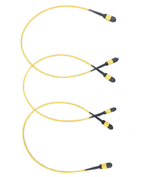8 Çekirdekli IEC Fiber Optik Kablo, MPO - MPO Fiber Kablo LSZH
