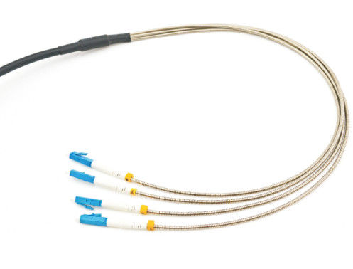 Zırhlı Fiber Optik Yama Kablosu LC 4 Çekirdek SM Zırhlı Uniboot Dış Mekan