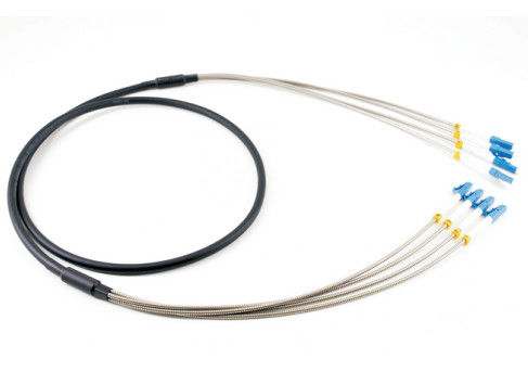 Zırhlı Fiber Optik Yama Kablosu LC 4 Çekirdek SM Zırhlı Uniboot Dış Mekan