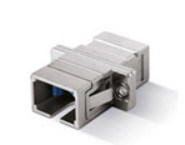 low insertion loss SC fiber optic adapters flange Ceramic and phosphor bronze sleeve material Networks application