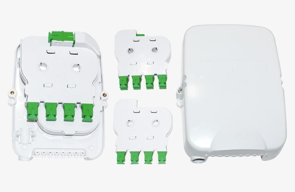 FTTH için 8 Fiber Fiber Optik Dağıtım Kutusu Islak Kanıtı Fiber Optik Bölücü Kutusu
