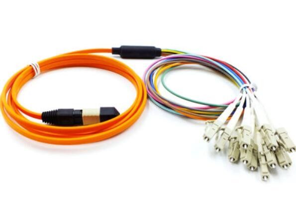 55dB Geri Dönüş Kaybı ile LC Kablosuna Çok Modlu Fiber Optik MPO 0.9mm MPO