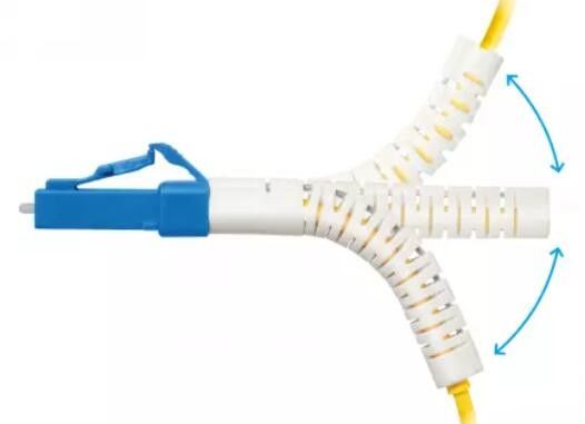 9 / 125um Fiber Optik Yama Kablosu, 1M Lc Lc Tek Modlu Fiber Kablo