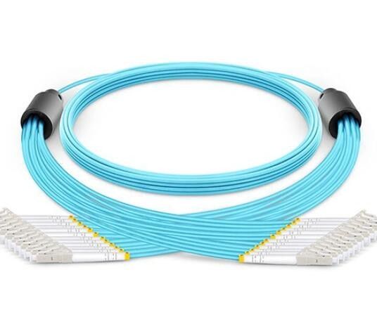 Zırhlı Fiber Optik Yama Kablosu 6 Çekirdekli OS2 E2000 - E2000 Tek Modlu Yüksek Yoğunluk