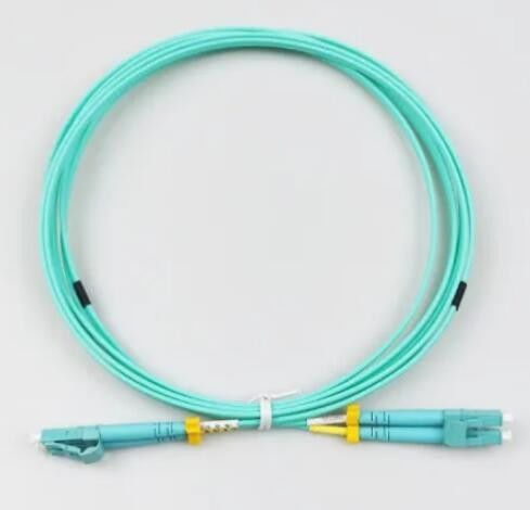 2.0mm Çok Modlu Fiber Bağlantı Kablosu, LC LC Om3 Yama Kablosu Aqua