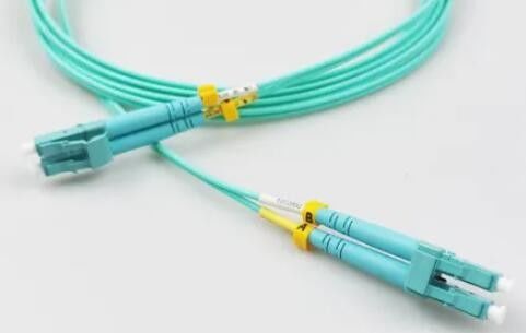2.0mm Çok Modlu Fiber Bağlantı Kablosu, LC LC Om3 Yama Kablosu Aqua