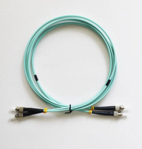 FTTH için ST Çok Modlu Fiber Bağlantı Kablosu AQUA Rengi için 2M ST