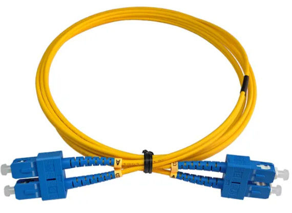 SC SC 3mm Fiber Optik Yama Kablosu 2 Çekirdek İletişim Uygulaması