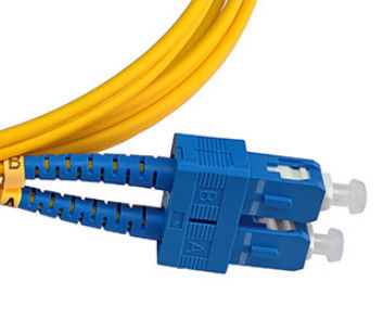 SC SC 3mm Fiber Optik Yama Kablosu 2 Çekirdek İletişim Uygulaması