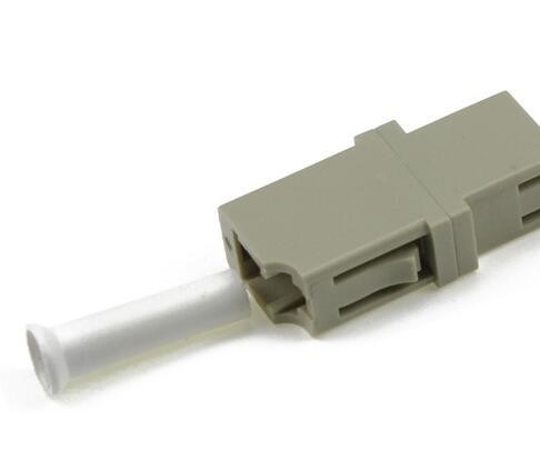 LC simpleks Fiber Optik Adaptörler, Fiber Ağ Adaptörü Bej Rengi