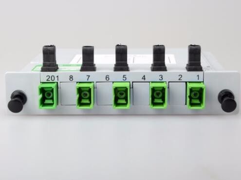 PON Ağları İçin Kaset Fiber Optik Bölücü 1x4 Sc Apc Konektörü