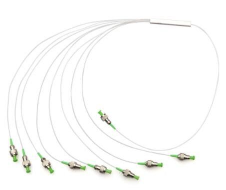 FC APC Fiber Optik Kablo Bölücü 0.9mm G657A Paslanmaz Çelik Boru Tipi