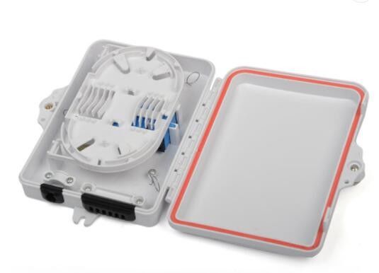 Fiber Optik Koparma Kutusu 1 Giriş 6 Çıkışlı FTTH Mini 4/6 Fiber Optik Dağıtım Kutusu FDB