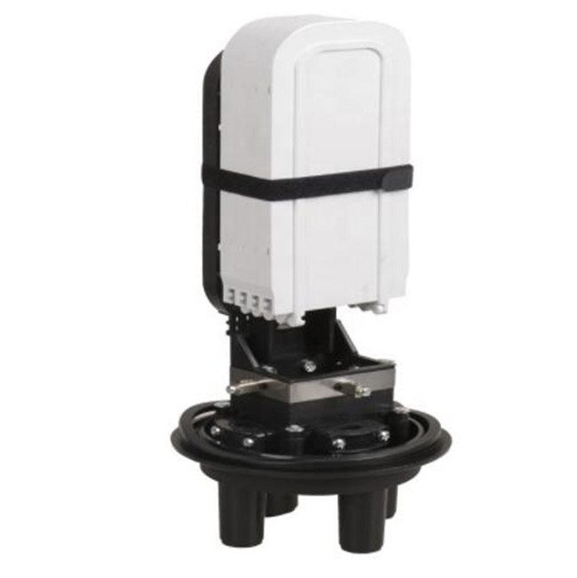 IP68 24 48 96coreDikey ısıyla daralan conta kubbe fiber optik kapatma 1 giriş 3 çıkış
