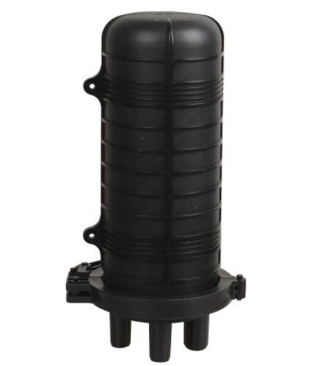 IP68 24 48 96coreDikey ısıyla daralan conta kubbe fiber optik kapatma 1 giriş 3 çıkış