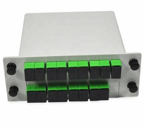 1650nm 1×16 PLC Fiber Optik Bölücü SC APC Konektörü 0.3m Uzunluk