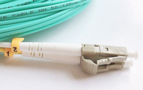 FTTH 2mm Dubleks LC UPC Fiber Optik Yama Kablosu MM OM3 50/125