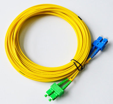 SM Dubleks SC/UPC-SC/APC 3.0mm Fiber Optik Jumper 10m SGS ISO