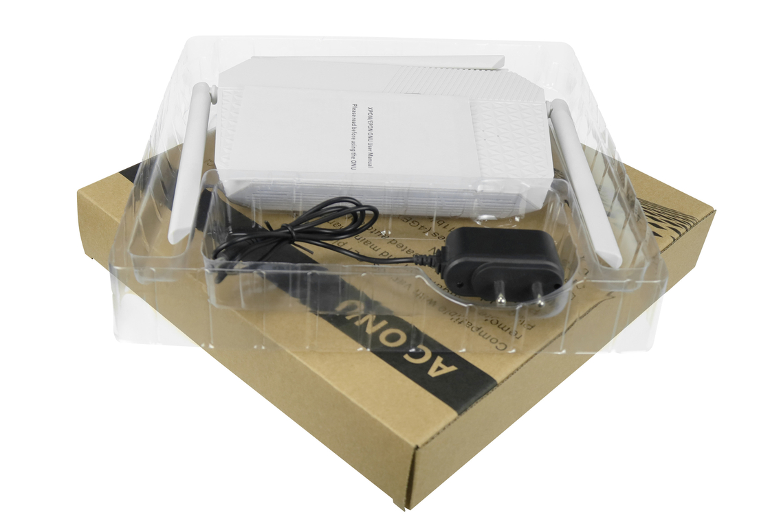 4GE AC WIFI USB XPON ONU Yönlendirici GPON BoB 20KM SC UPC Konektörü