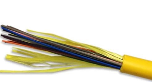 PVC LSZH Fiber Dağıtım Kablosu Çapı 8.5mm 24 Çekirdek GJFJV-24B1 SM
