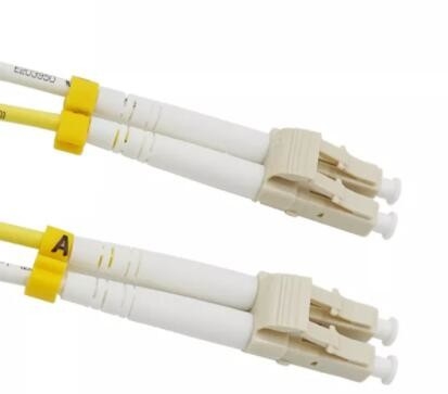 OM3 Dubleks Çok Modlu Fiber Optik Yama Kablosu LC UPC Konnektör 10m Uzunluk