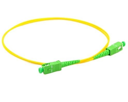 2.0mm Fiber Optik Yama Kablosu 3m Uzunluk APC Parlatma SC SC Tek Yönlü Bağlantı Kablosu