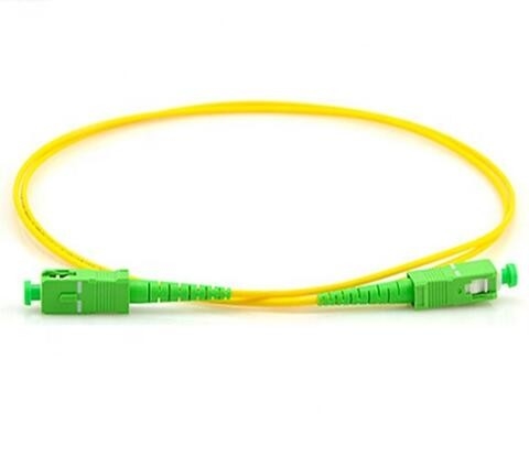 2.0mm Fiber Optik Yama Kablosu 3m Uzunluk APC Parlatma SC SC Tek Yönlü Bağlantı Kablosu