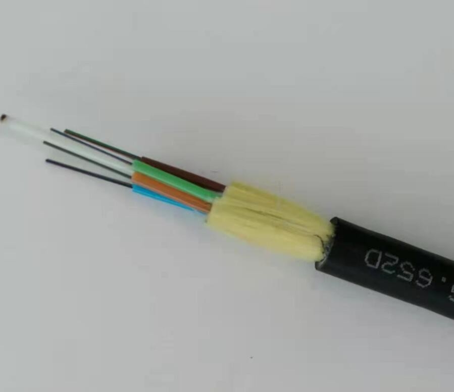 Açık Hava Fiber Optik Kablosu ADSS 100m Açıklık Tek Modlu Tüm Dielektrik 24 Çekirdek