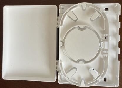 4 Çekirdekli FTTH Fiber Optik Sonlandırma Kutusu Plastik ABS Malzeme Duvara Montaj