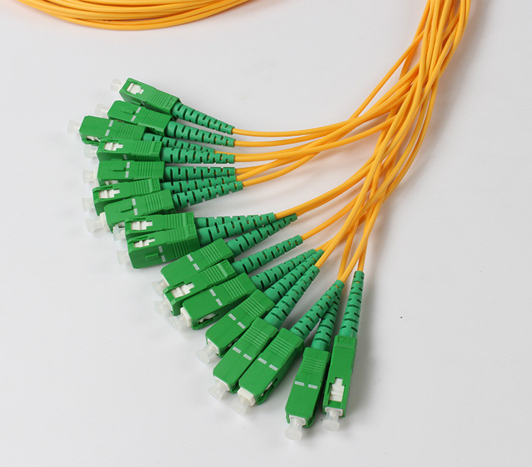 SC APC 1x16 PLC Fiber Bölücü FTTX Kablo Televizyonu için Optik PLC Bölücü